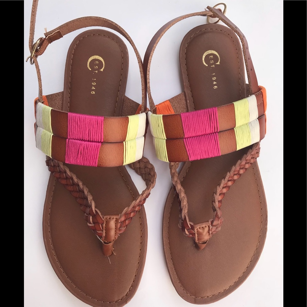 CEST 1946 WOMEN’S BROWN SANDALS